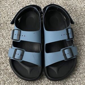 Birkenstock Mogami Terra Slingback Sandals Blue Size 9 Womens 40 EU Mens Sz 7